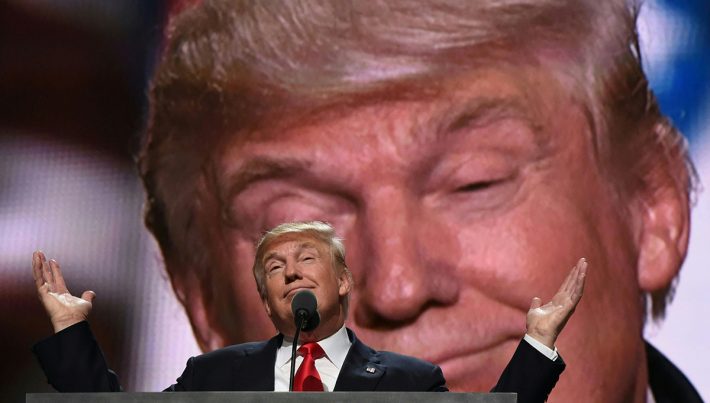 Donald Trump em campanha. Foto: Timothy A. Clary/AFP