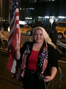 NOVA YORK/USA INTERNACIONAL 12-11-2016 Legenda: Diane Atkins votou em Trump por acreditar que ele vai barrar a imigração ilegal e impedir a entrada de refugiados nos EUA. 