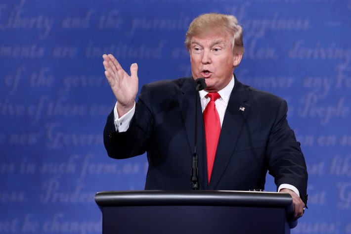 Presidente republicano eleito nos EUA, Donald Trump (Foto: Win McNamee/Getty Images/AFP)