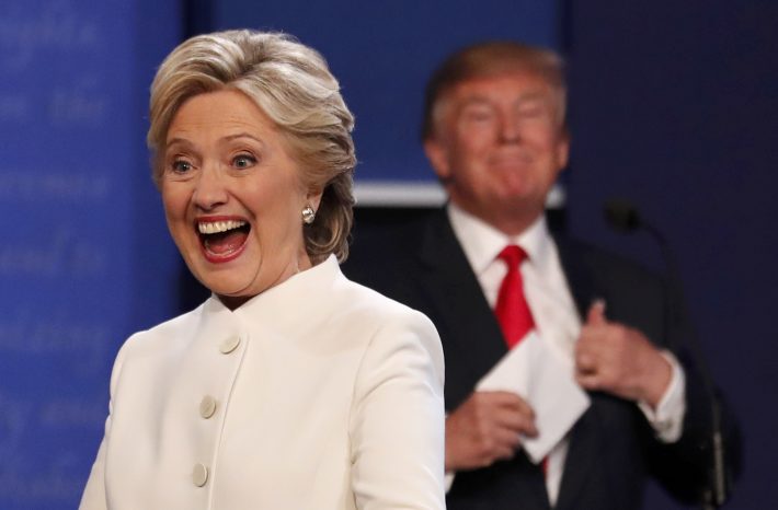 Hillary em evento de campanha. Foto: Mike Blake/Reuters