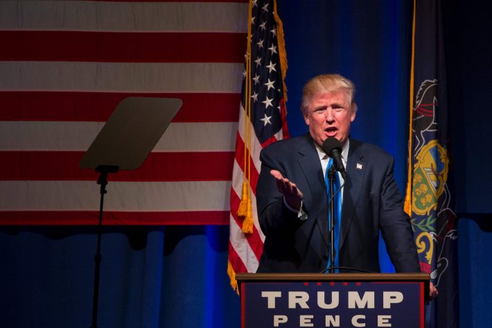 Presidente eleito nos EUA, Donald Trump (Foto: AFP PHOTO / DOMINICK REUTER)