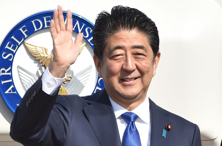 Shinzo Abe, premiê do Japão (Foto: AFP PHOTO / KAZUHIRO NOGI)