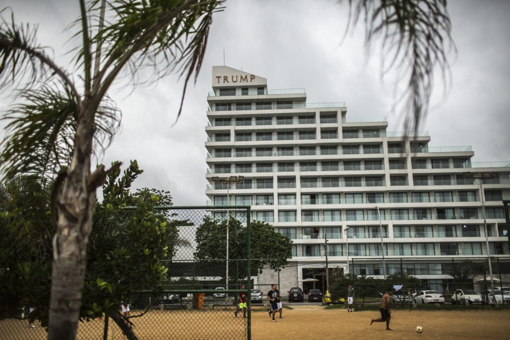 FILE -- The Trump Hotel Rio de Janeiro in Brazil, Nov. 14, 2016. The Trump Organization has said it will be pulling out of the troubled hotel project, just weeks after a federal prosecutor opened a criminal investigation that included the hotel and another Trump venture in Rio. (Lianne Milton/The New York Times)