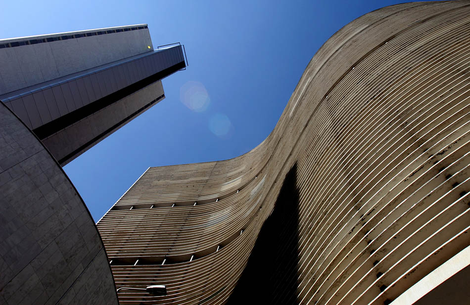 Foto clássica do edifício Copan, no Centro de São Paulo. 26/06/2007. Foto: NILTON FUKUDA/AE