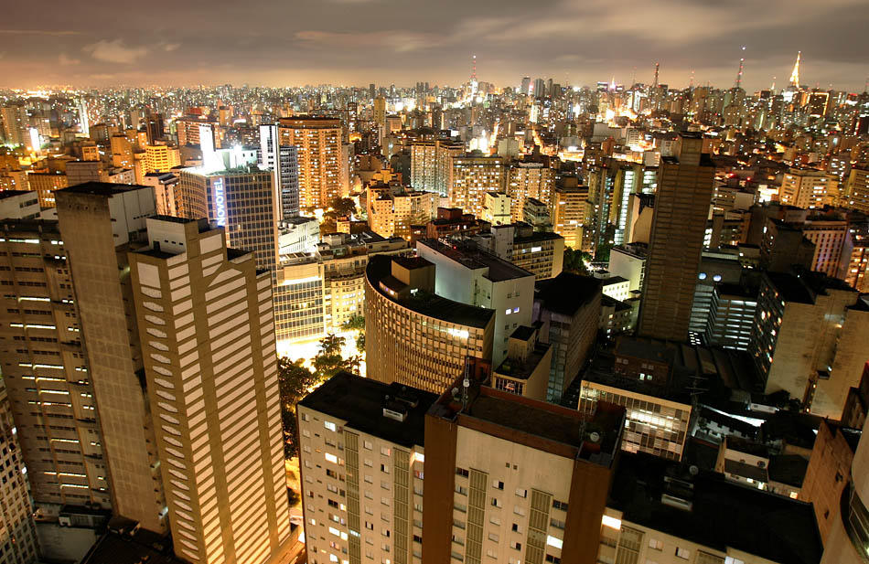 Centro de São Paulo, visto do edifício Copan. 22/01/2007. Foto: NILTON FUKUDA/AE