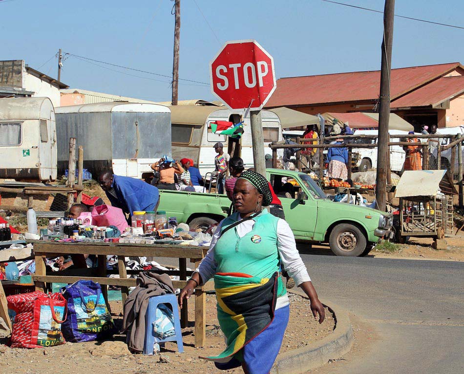 KwaZulu-Natal é um território Zulu. 80% da população é dessa etnia, e representa o maior grupo étnico da África do Sul. 8/6/2010. Foto: Evelson de Freitas/AE