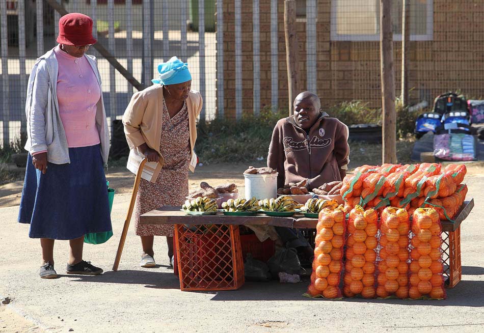 Nkandla, na província de KwaZulu-Natal, é a cidade em que nasceu Jacob Zuma, atual presidente da África do Sul, que também é da etnia Zulu. 8/6/2010. Foto: Evelson de Freitas/AE