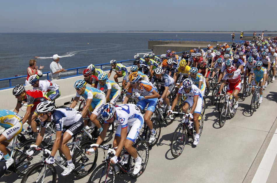 Primeiro trecho do Tour de France: de Rotterdam à Bruxelas, Bélgica. 04/07/2010. Foto:Francois Lenoir/Reuters