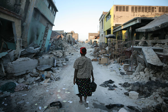 Terremoto no Haiti, em 2010, é o que deixou mais vítimas neste século (Foto: Damon Winter/The New York Times)
