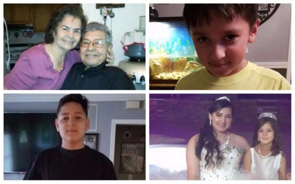 No domingo, seis membros da família Saldivar haviam desaparecido: quatro crianças e seus bisavós (Foto: Ric Saldivar / Washington Post)